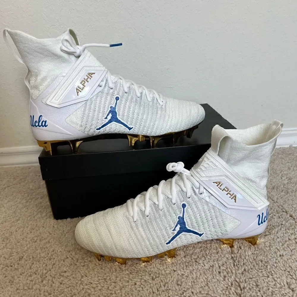 Nike Jordan Alpha Menace Elite 2 UCLA Player Exclusive Football Cleat